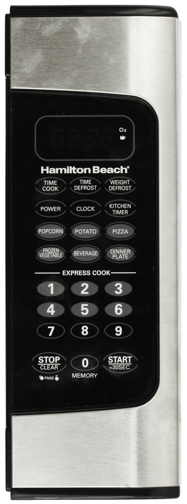 Hamilton Beach Microwave EM031MZCX1 Control Board and Display Panel